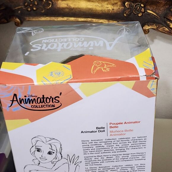 Disney Beauty and the Beast Belle 16" Animator's Play Doll with Lamb Toy NEW - Picture 6 of 16